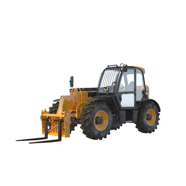 telehandlers are often used for tasks such as roofing repairs and maintenance on structures